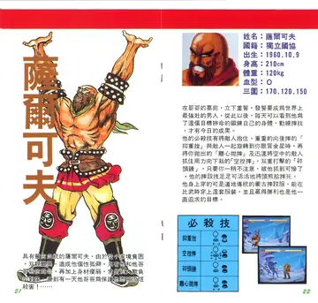 人物介紹 薩爾可夫（說明書內頁）